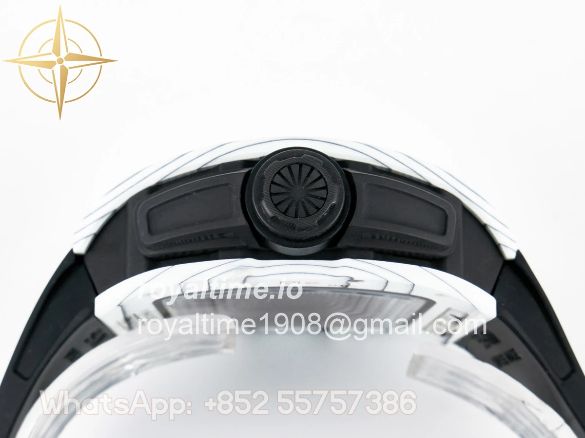 Richard Mille RM 61-01 Yohan Blake White NTPT ZF on Black Rubber Strap RMUL2 - Image 13
