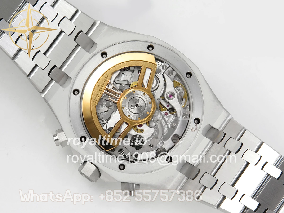 Audemars Piguet Royal Oak Chrono 26240 Frosted SS DDF Gray/Black Dial on SS Bracelet DD4401 - Image 13