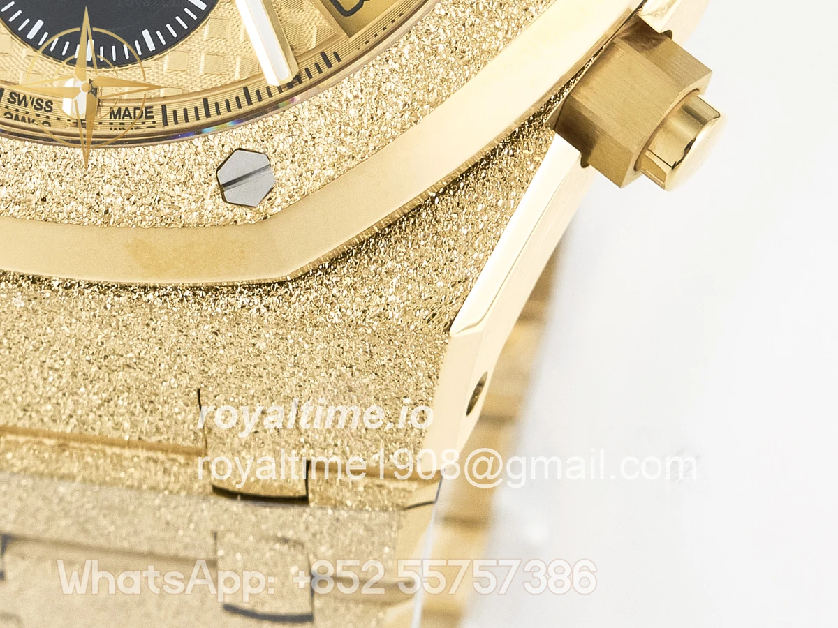 Audemars Piguet Royal Oak Chrono 26240 Frosted YG APSF YG Dial on Bracelet SA4401 - Image 13