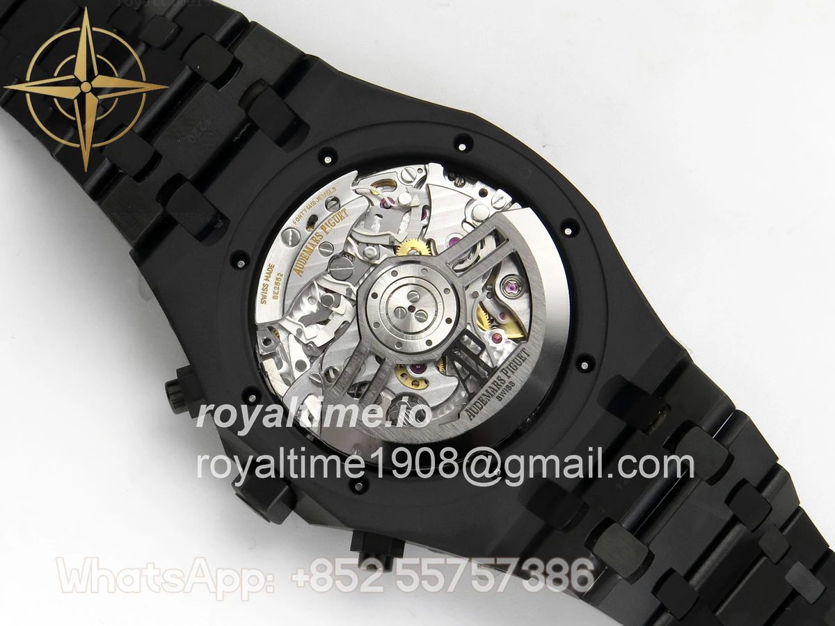Audemars Piguet Royal Oak Chrono 26240 PVD DDSF Black Dial on PVD Bracelet DD4401 - Image 13