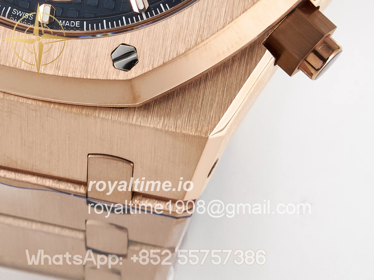 Audemars Piguet Royal Oak Chrono 26240 RG APSF Blue Dial on RG Bracelet SA4401 - Image 13