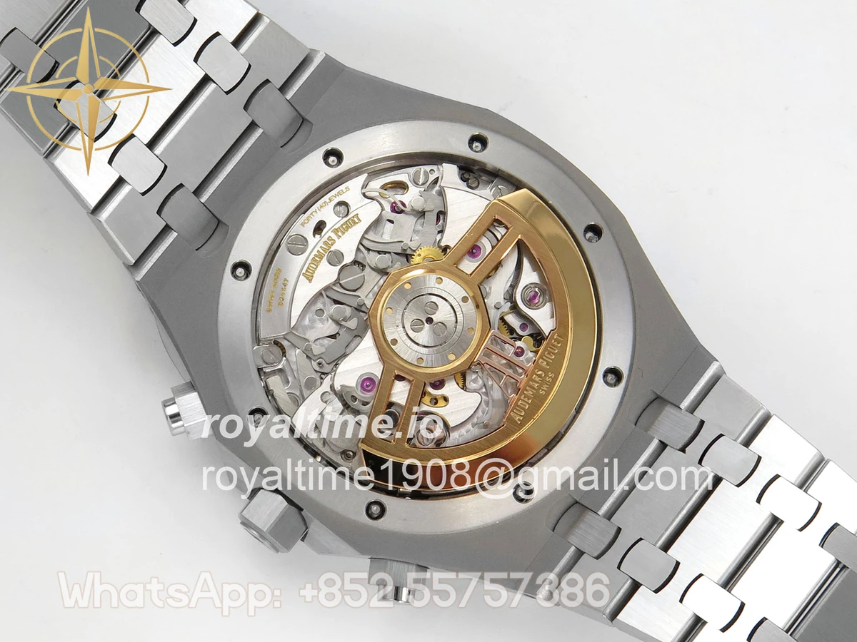 Audemars Piguet Royal Oak Chrono 26240 RG DDF Blue Dial on SS Bracelet DD4401 Gain Weight (SW Dial) - Image 13