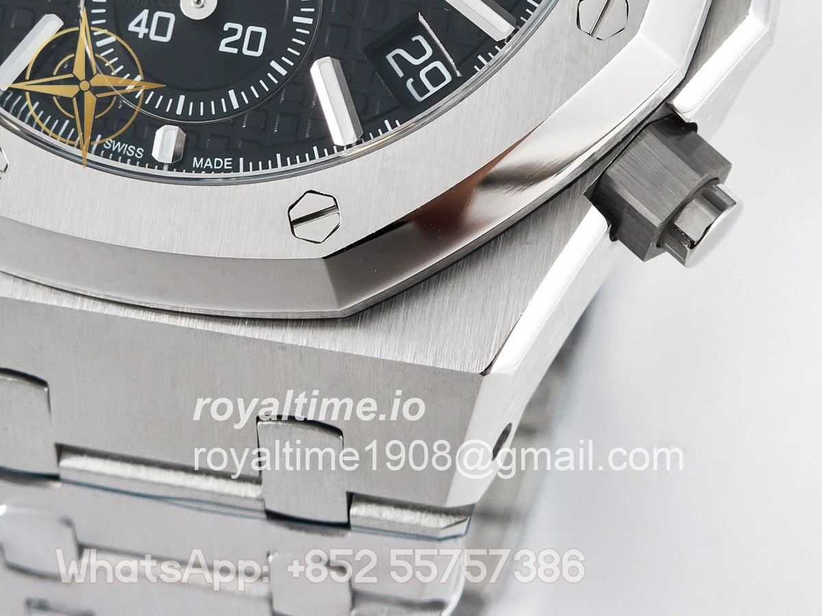 Audemars Piguet Royal Oak Chrono 26240 SS APSF Black Dial on SS Bracelet SA4401 - Image 13