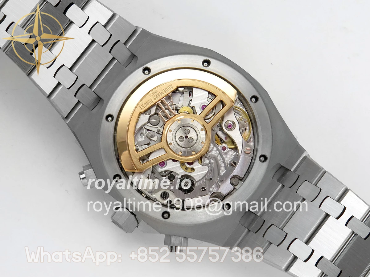 Audemars Piguet Royal Oak Chrono 26240 SS DDF Blue Dial on SS Bracelet DD4401 (SW Dial) V2 - Image 13
