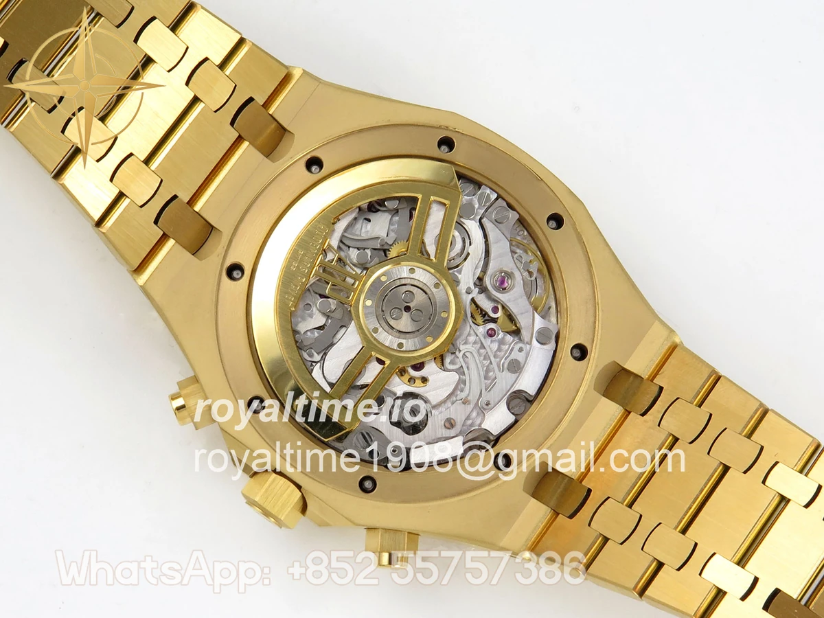 Audemars Piguet Royal Oak Chrono 26240 YG DDF YG Dial on YG Bracelet DD4401 - Image 13