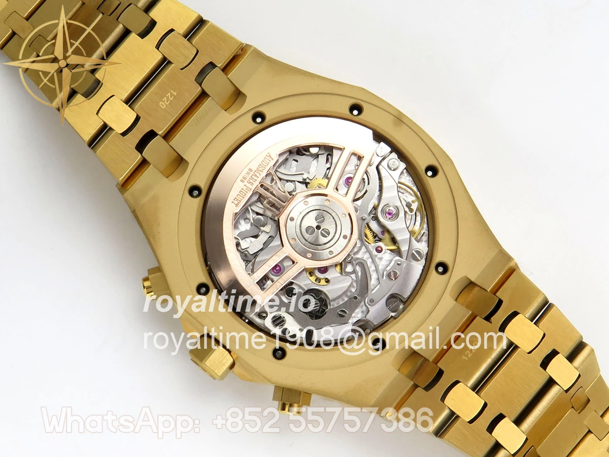 Audemars Piguet Royal Oak Chrono 26240 YG DDSF YG Smoked Dial on YG Bracelet DD4401 - Image 13