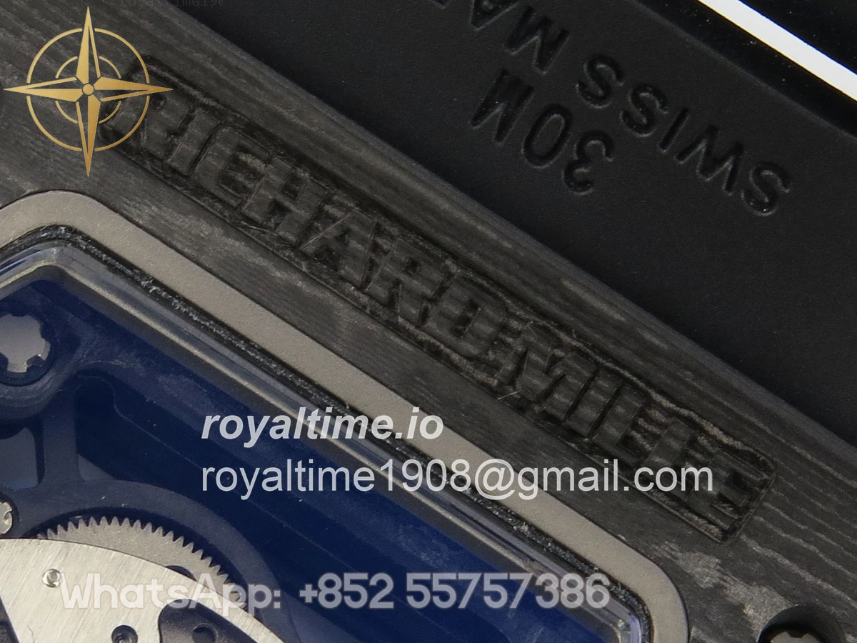 Richard Mille RM035-02 NTPT ZF Skeleton Dial on Black Rubber Strap RMAL1 V7 - Image 13