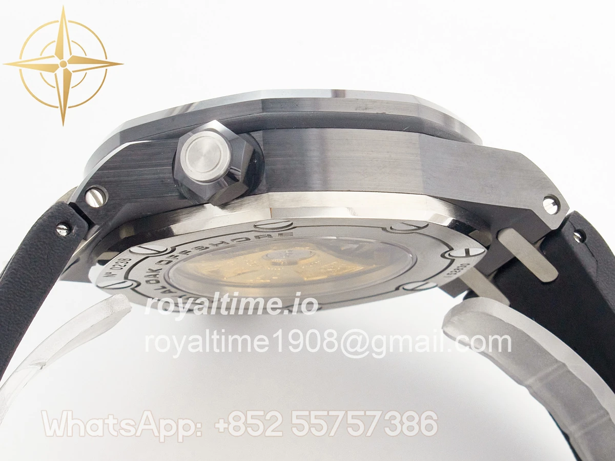 Audemars Piguet Royal Oak Offshore Diver 15707 Black Ceramic ZF SA3120 - Image 13