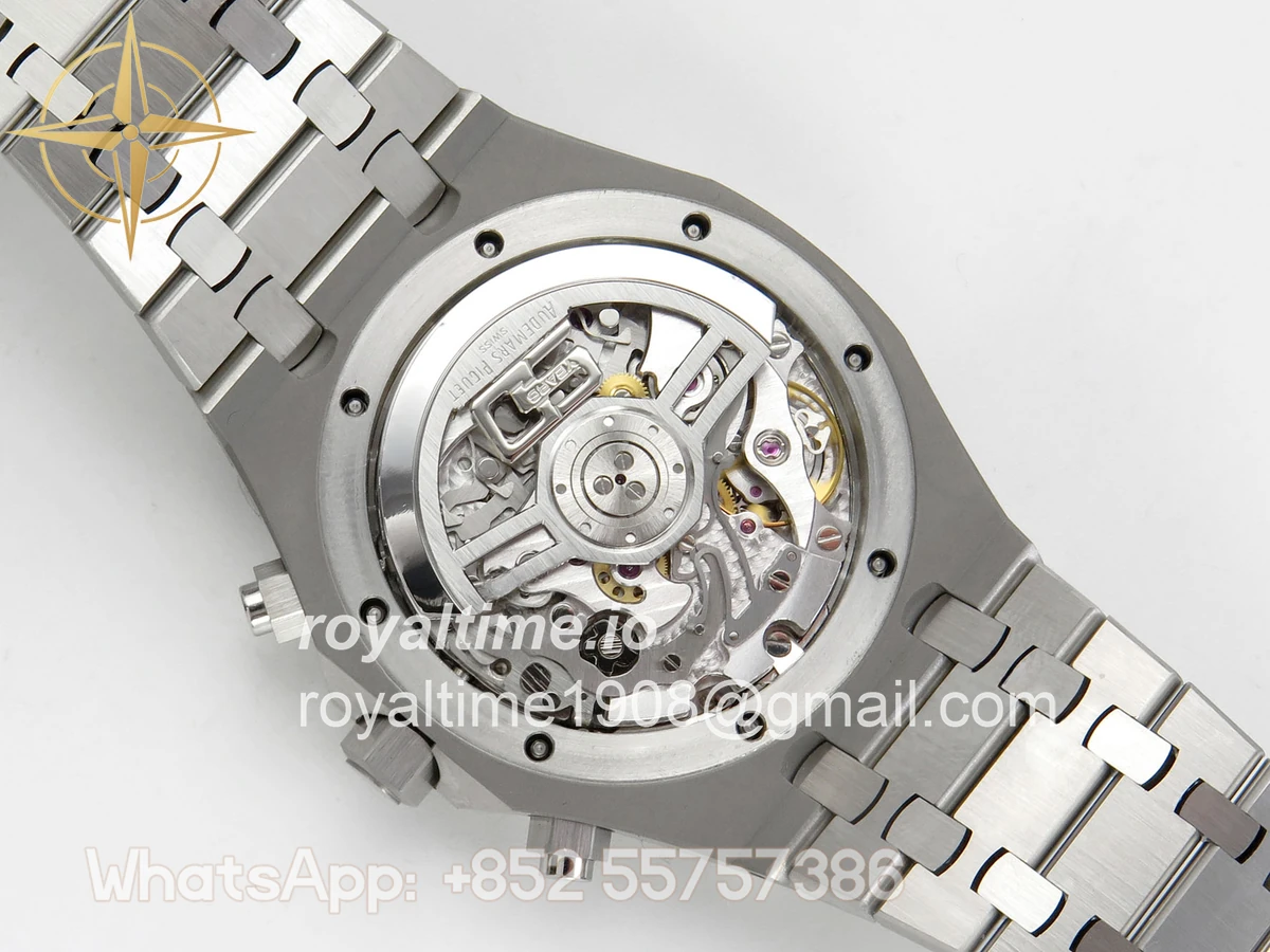 Audemars Piguet Royal Oak Chrono 26240 SS DDF Black Dial on SS Bracelet DD4401 (50th Anniversary) - Image 13