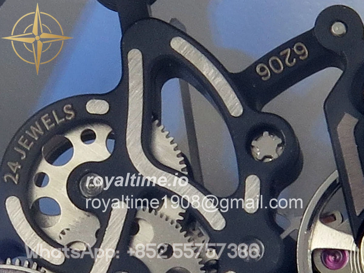 Richard Mille RM055 Gray Ceramic MLF on Gray Rubber Strap RMUL2 V2 (Brushed Ribs) - Image 13