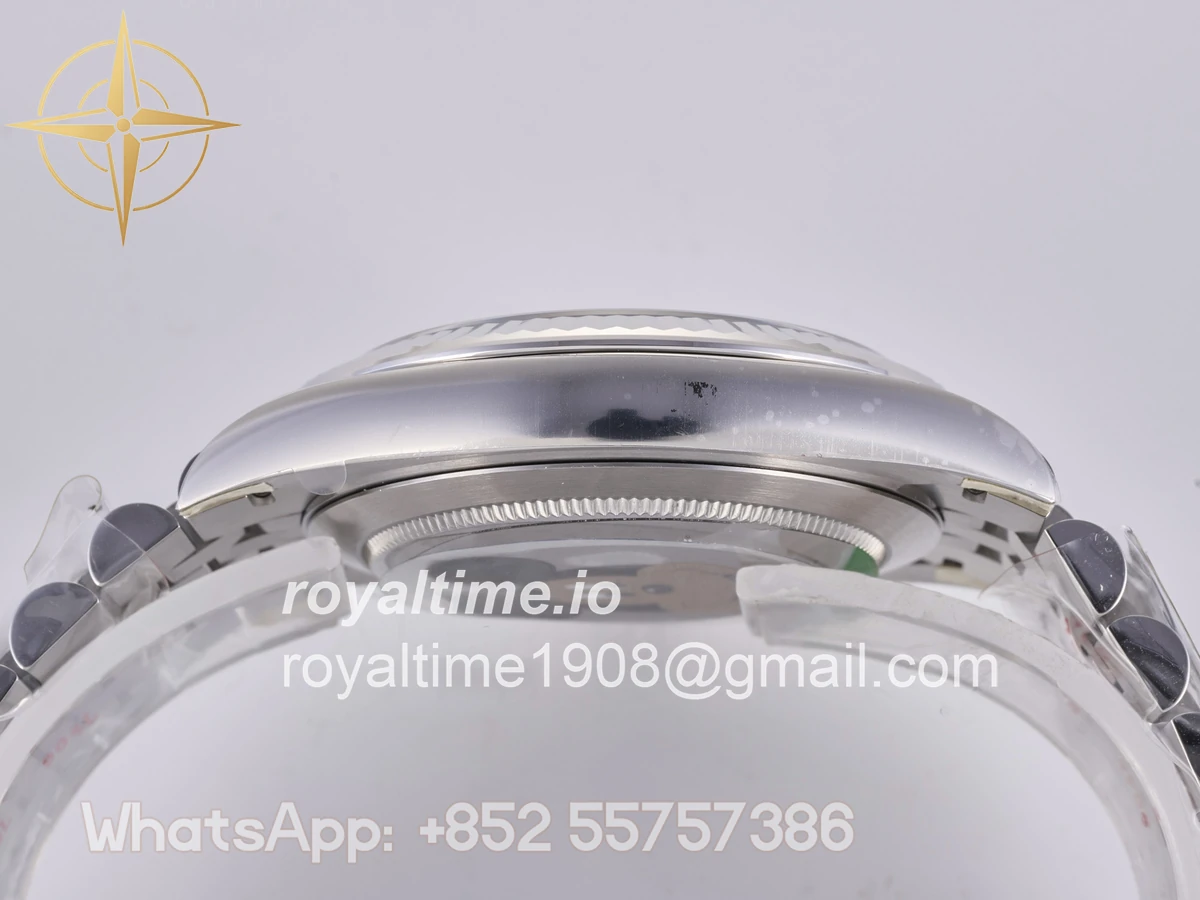 Rolex DateJust 41 126334 Clean Plus 904L Steel Black Diamonds Dial on Jubilee Bracelet JH3235 (Free Sprung) - Image 13