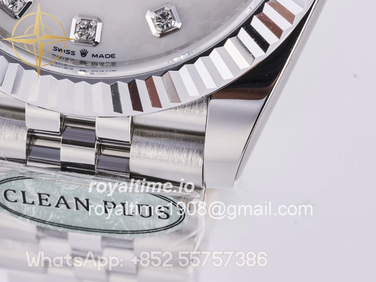 Rolex DateJust 41 126334 Clean Plus 904L Steel White MOP Diamonds Dial on Jubilee Bracelet DD3235 - Image 13