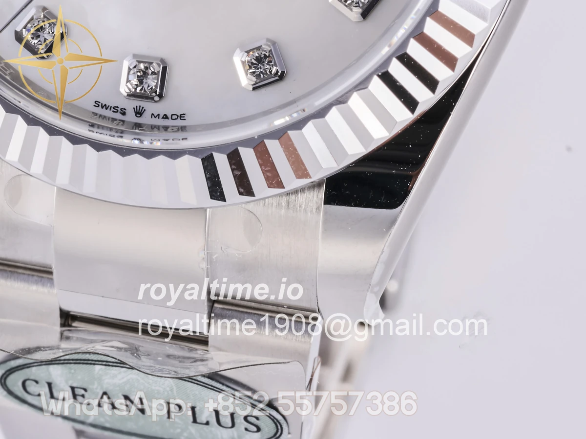 Rolex DateJust 41 126334 Clean Plus 904L Steel White MOP Diamonds Dial on Oyster Bracelet DD3235 - Image 13