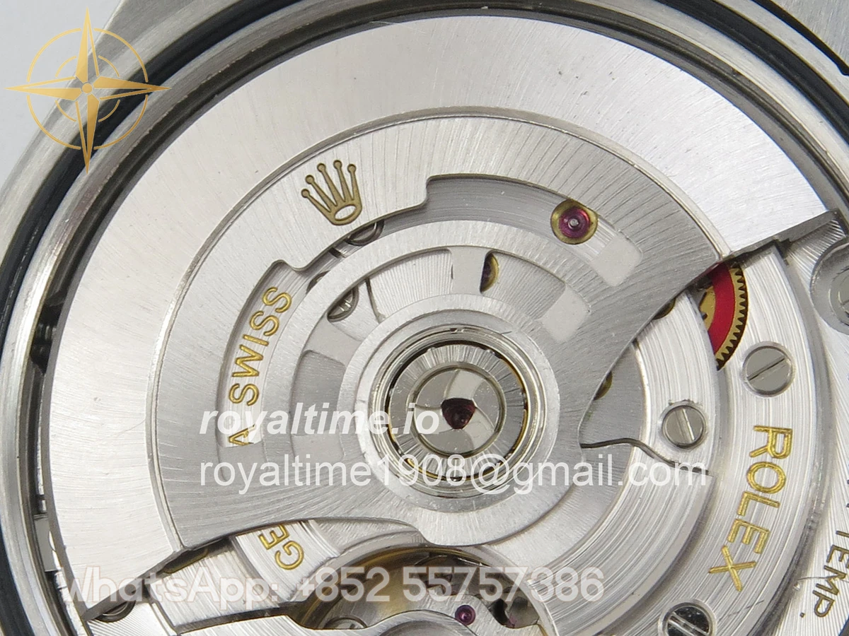 Rolex Day Date 36 SS QF 904L Steel Red Stick Dial on President Bracelet VR3255 V3 - Image 14