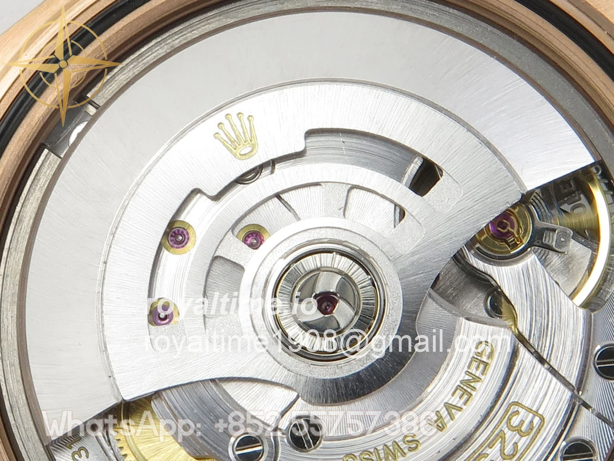 Rolex Day Date 40 RG TMF Eisenkiesel Diamonds Dial on President Bracelet VR3255 (Weighted) 208g - Image 14