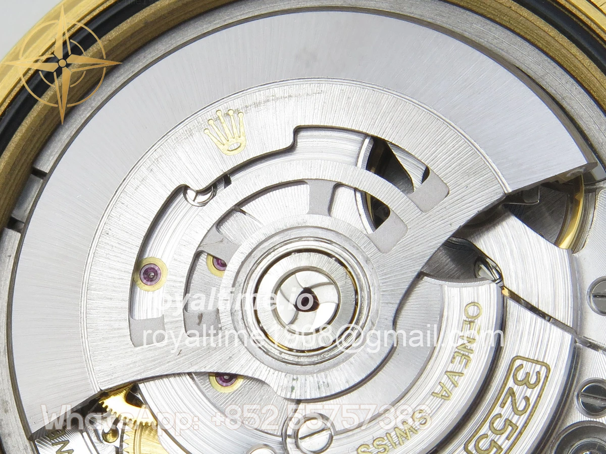 Rolex Day Date 40 YG TMF Black Crystal Dial Diamonds Bezel on President Bracelet VR3255 (220g) - Image 14