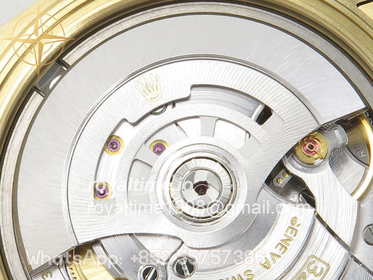 Rolex Day Date 40 YG TMF White Roman Dial on President Bracelet VR3255 (Weighted) 208g - Image 14