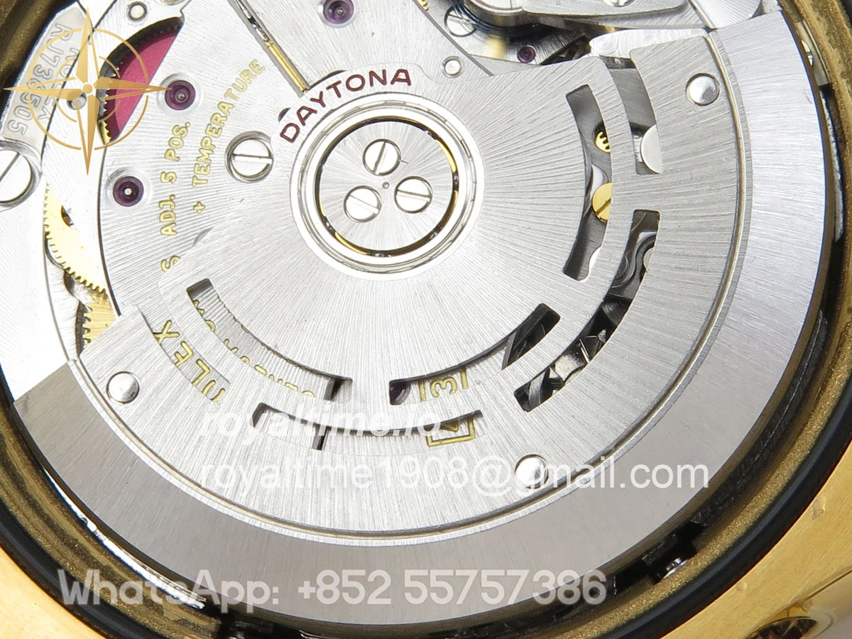 Rolex Daytona 116518 QF White/Black Numeral Dial on Oysterflex Strap SA4130 V11 (Gain Weight) 160g - Image 14