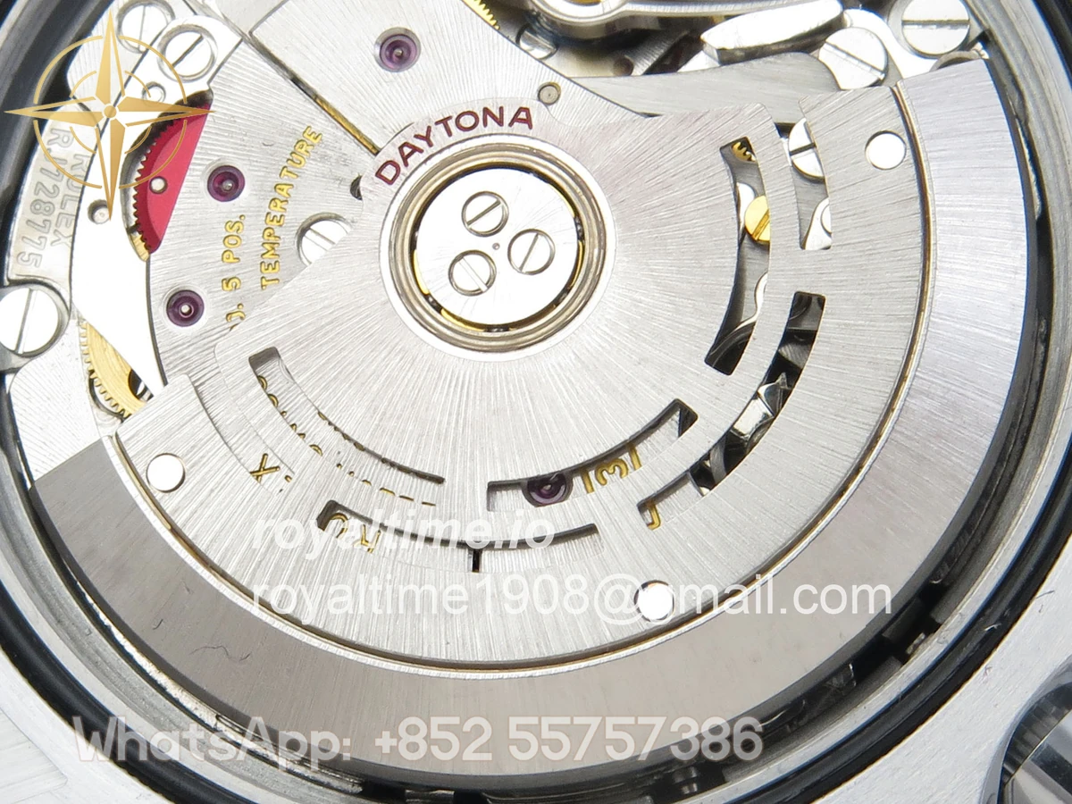 rolex Daytona 116519 QF White/Black Numeral Dial on Oysterflex Strap SA4130 V11 (Gain Weight) 160g - Image 14