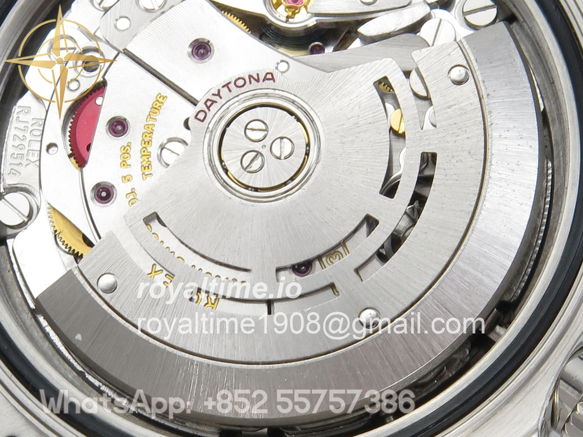 Rolex Daytona 116519 UFO Gray Dial on Oysterflex Strap UF4130 (Free Sprung) - Image 14