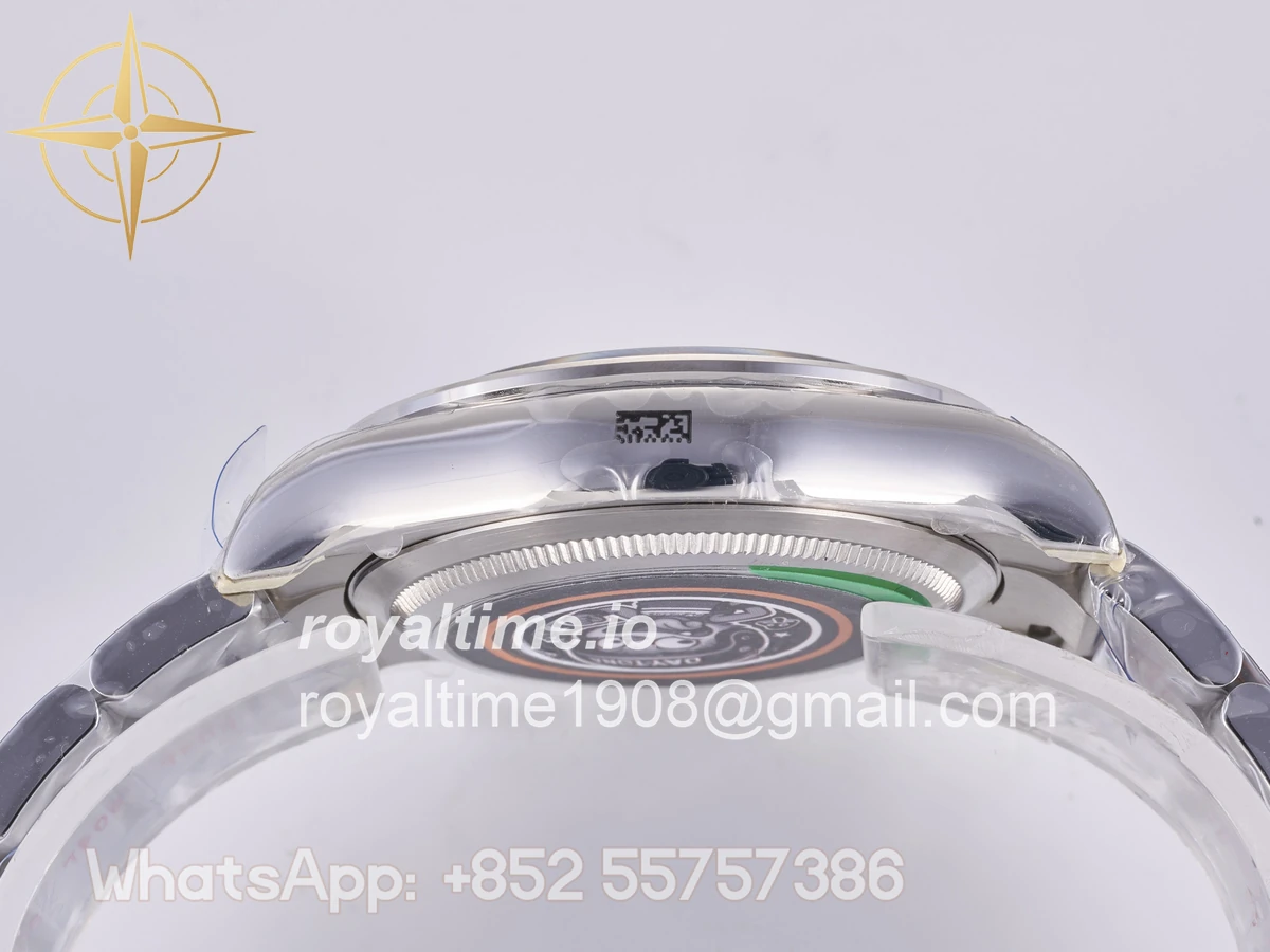 Rolex Daytona 126500 QF 904L Steel Black Dial on SS Bracelet JH4131 (Free Sprung) - Image 14