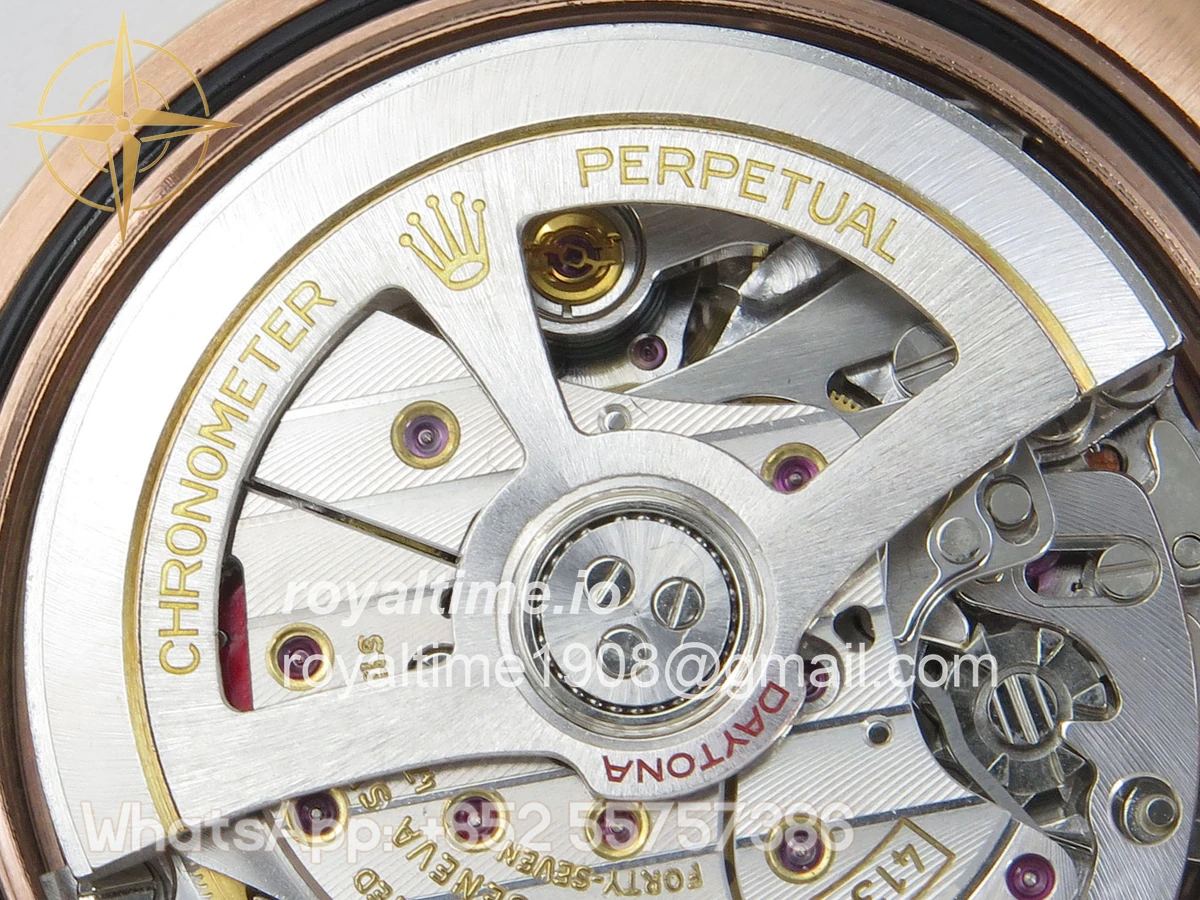 Rolex Daytona 126505 RG UFO Brown/Black Dial on RG Bracelet UF4131 (Free Sprung) - Image 14