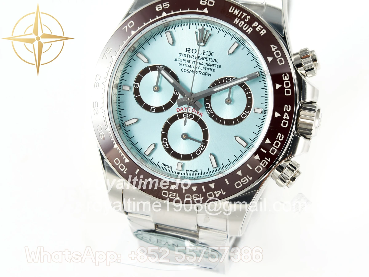 Rolex Daytona 126506 SS Clean Plus 904L Steel Ice Blue Dial on Oysterflex Strap DD4131 - Image 14