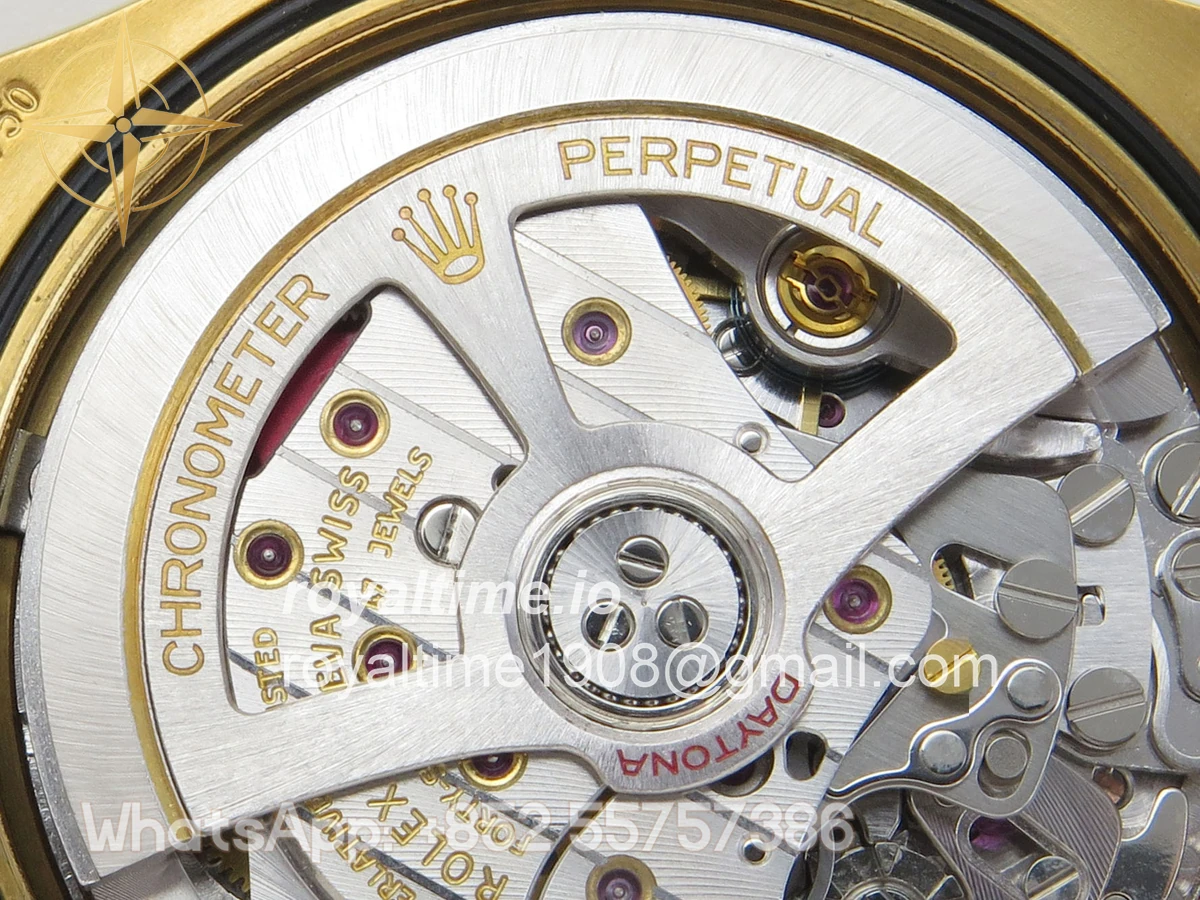 Rolex Daytona 126508 YG UFO Black Dial on YG Bracelet UF4131 (Free Sprung) - Image 14