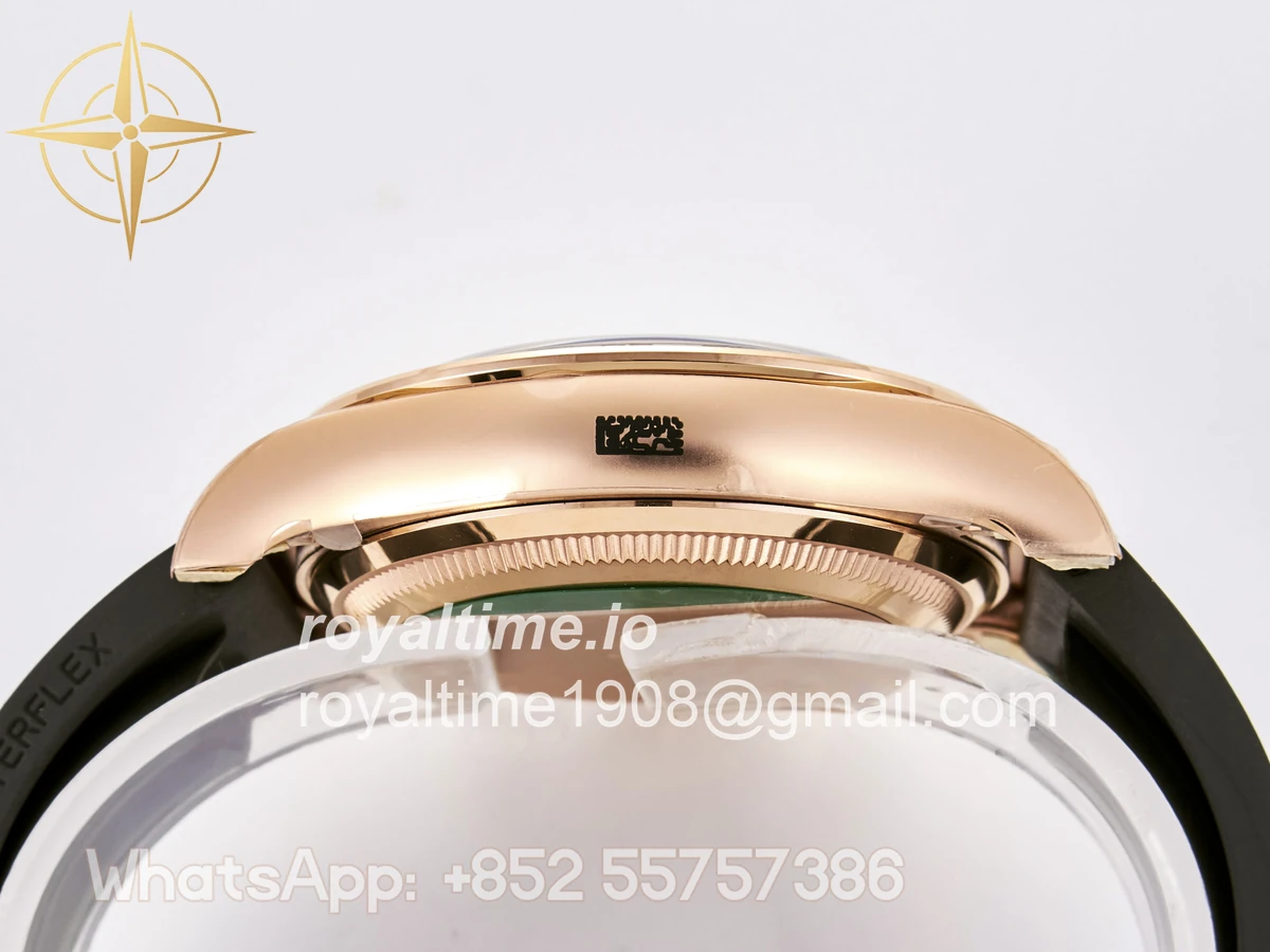 Rolex Daytona 126515 TMF Black/RG Diamonds Dial on Oysterflex Strap DD4131 - Image 14