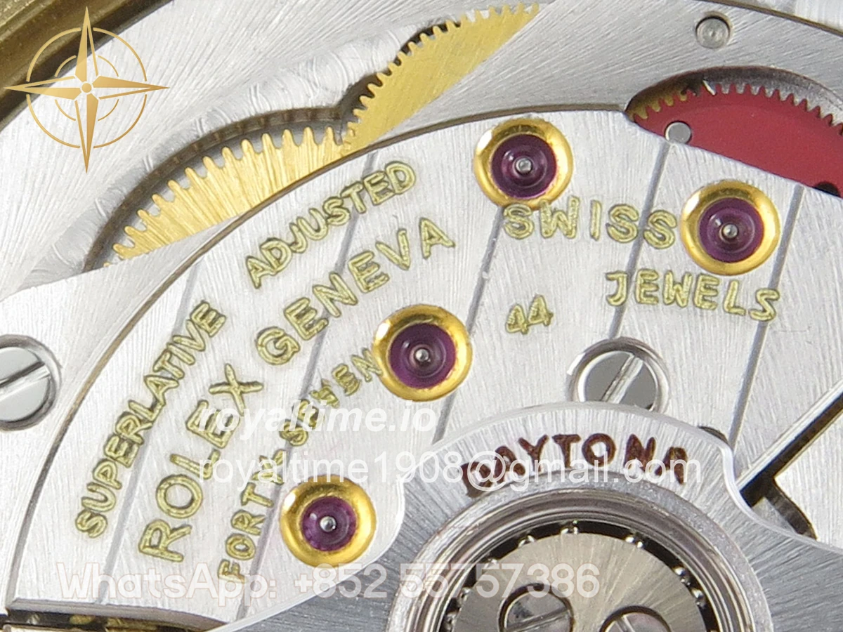 Rolex Daytona 126508 AVF Black Stick Dial on YG Bracelet DD4131 (Mod) - Image 14