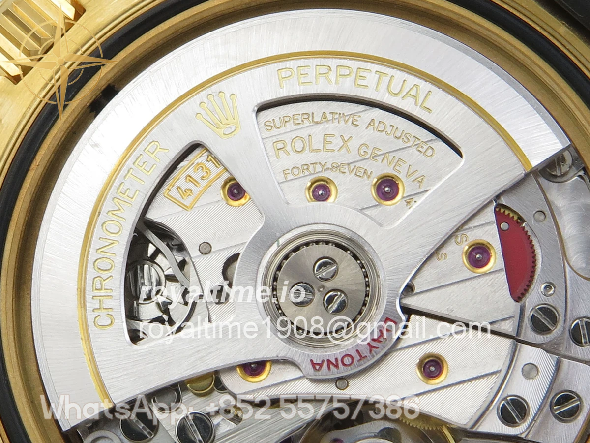 Rolex Daytona 126518 TMF YG/Black Dial on Oysterflex Strap DD4131(162g) - Image 14