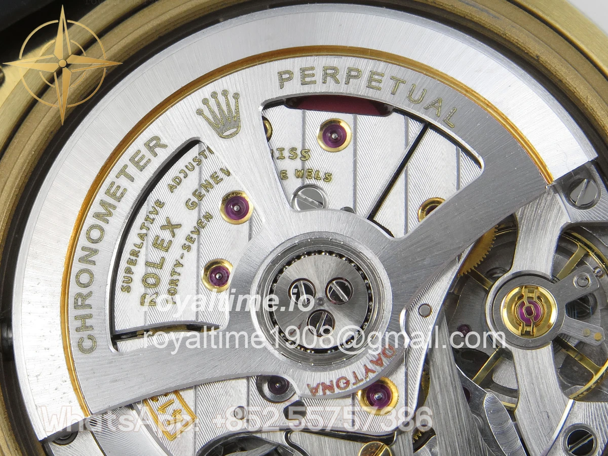 Rolex Daytona 126518 YG 3CF Tiffany Turquoise Blue Dial on Oysterflex Strap DD4131 (Gain Weight) - Image 14