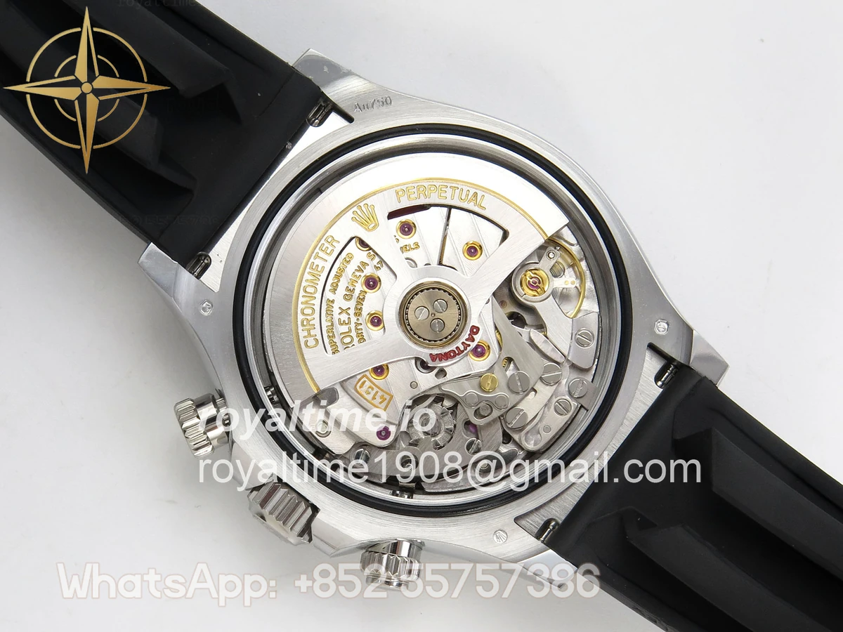 Rolex Daytona 126519 ARF Black/Silver Diamonds Dial on Oysterflex Strap DD4131 V2 (Weighted) - Image 14