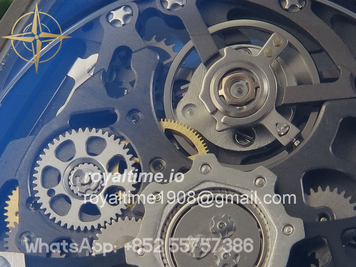 Richard Mille RM67-02 Real Green NTPT VAF Skeleton Dial On Green Nylon strap CRMA7 - Image 14