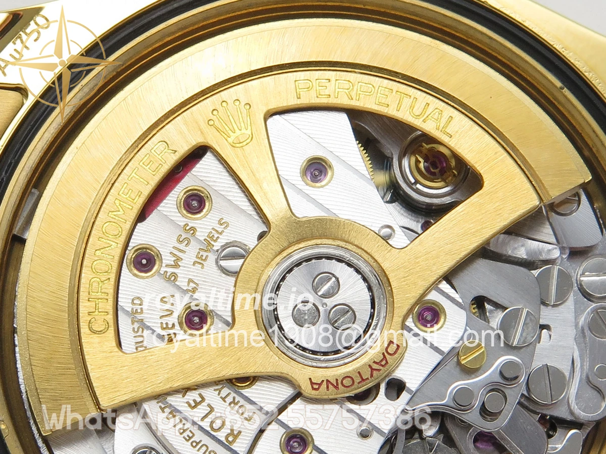 Rolex Daytona 126528 LN Le Mans QF on YG Bracelet JH4132 (Free Sprung) Weighted 175g - Image 14