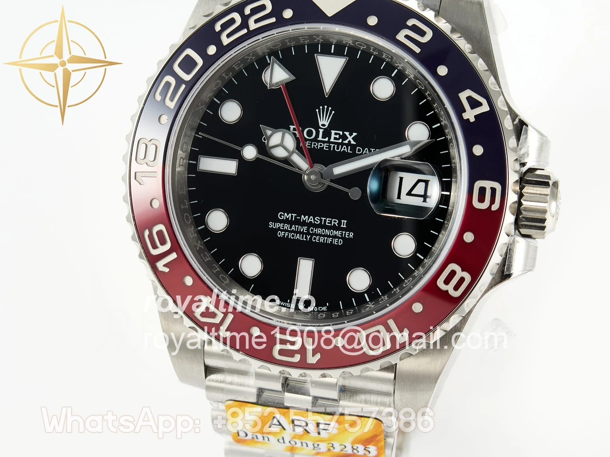 Rolex GMT-Master II 126710 Blue/Red Ceramic ARF on Jubilee Bracelet DD3285 CHS V3 - Image 14