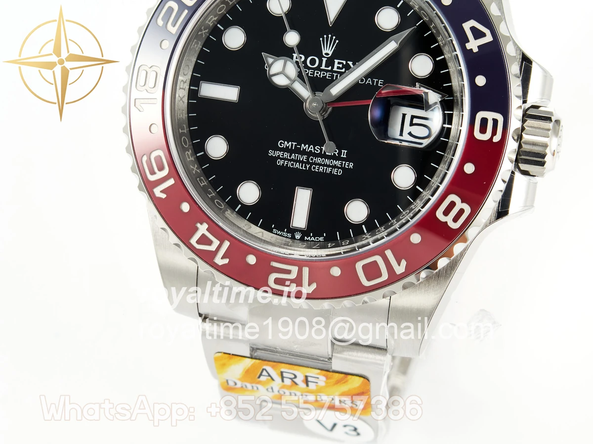 Rolex GMT-Master II 126710 Blue/Red Ceramic ARF on Oyster Bracelet DD3285 CHS V3 - Image 14