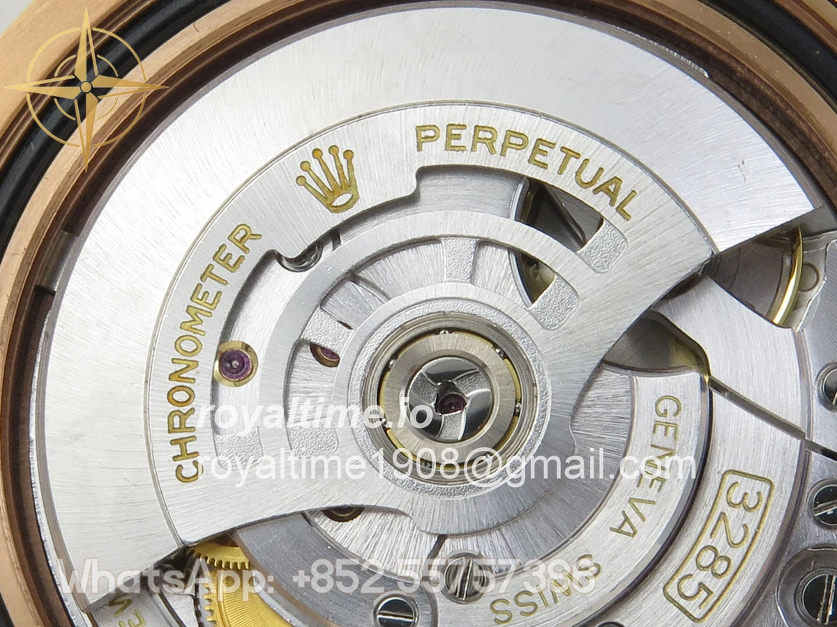 Rolex GMT-Master II 126715 CHNR Black/Brown Ceramic VF on RG Bracelet DD3285 - Image 14