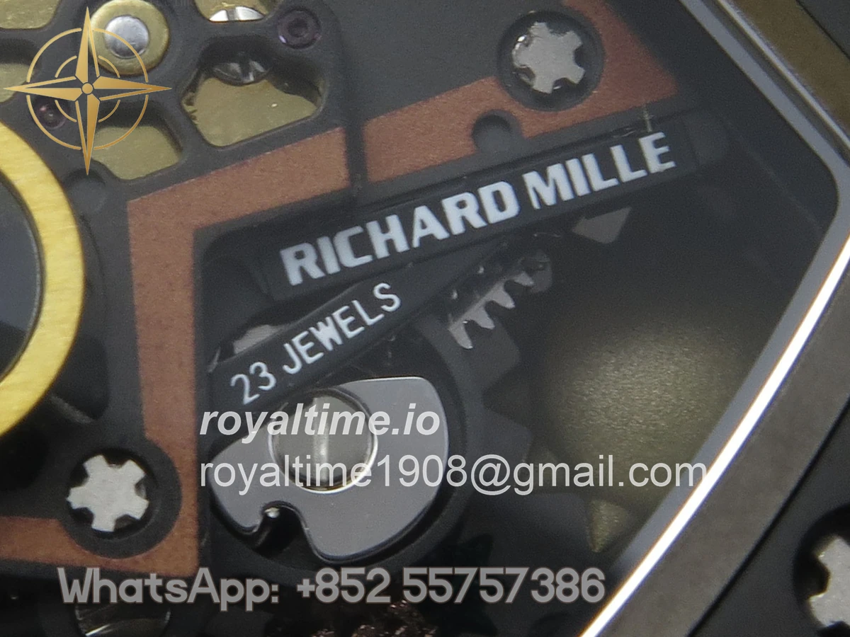 Richard Mille RM88 Tourbillon Smiley White Ceramic RMF on Yellow Rubber Strap - Image 14