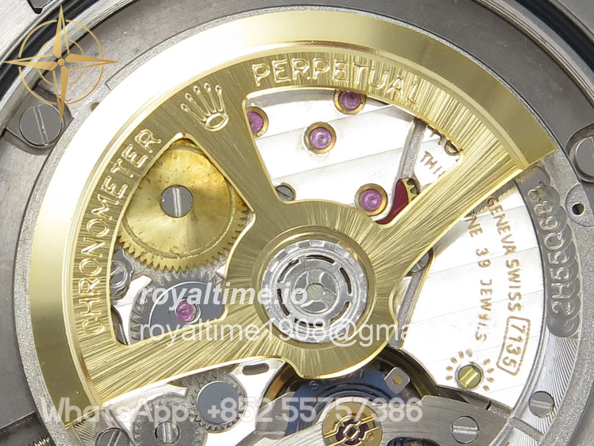 Rolex Land Dweller 127336 DIWF Ice Blue Textured Dial Diamonds Bezel on SS Bracelet A7135 - Image 14