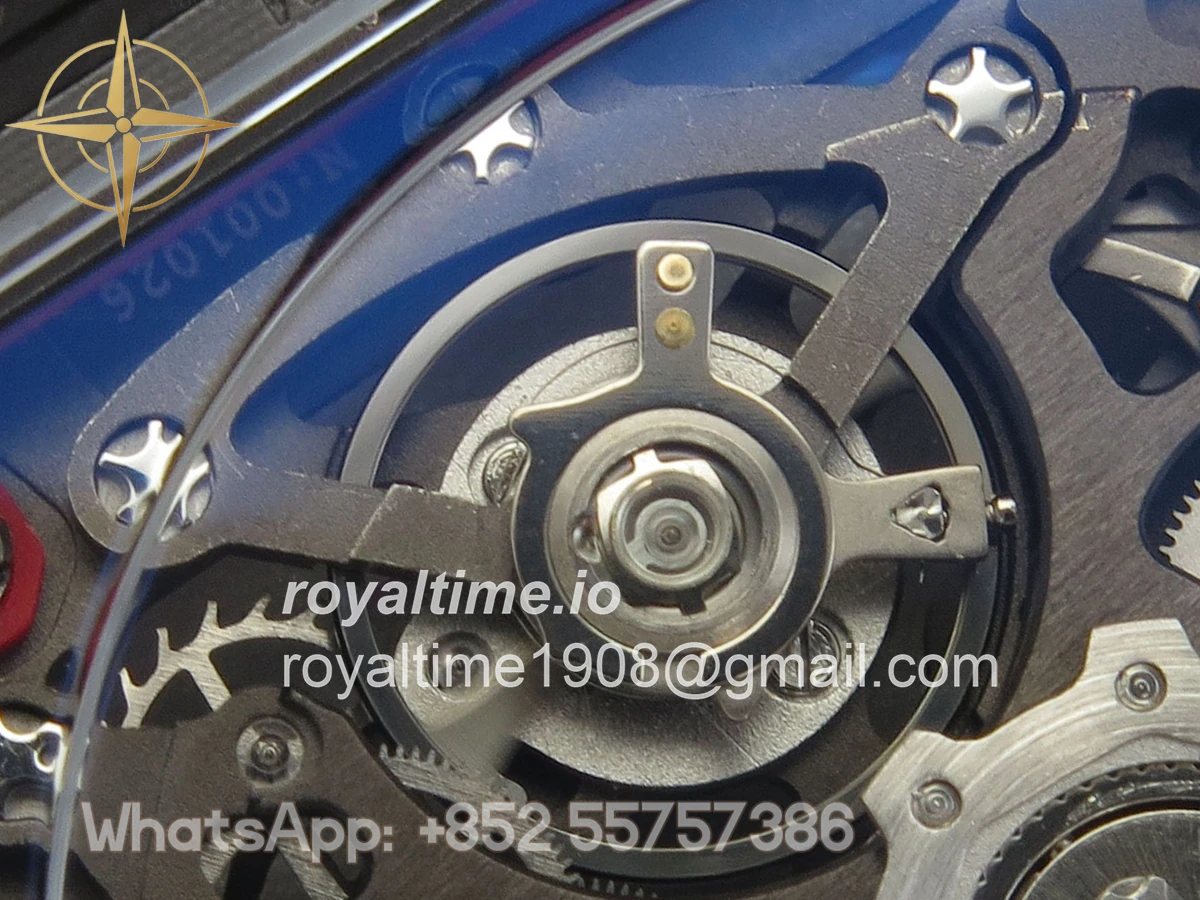 Richard Mille Umi Maker's RM67-02 Black NTPT Alexander Black/Red/Yellow Skeleton Dial on Nylon strap CRMA7 V2 - Image 14