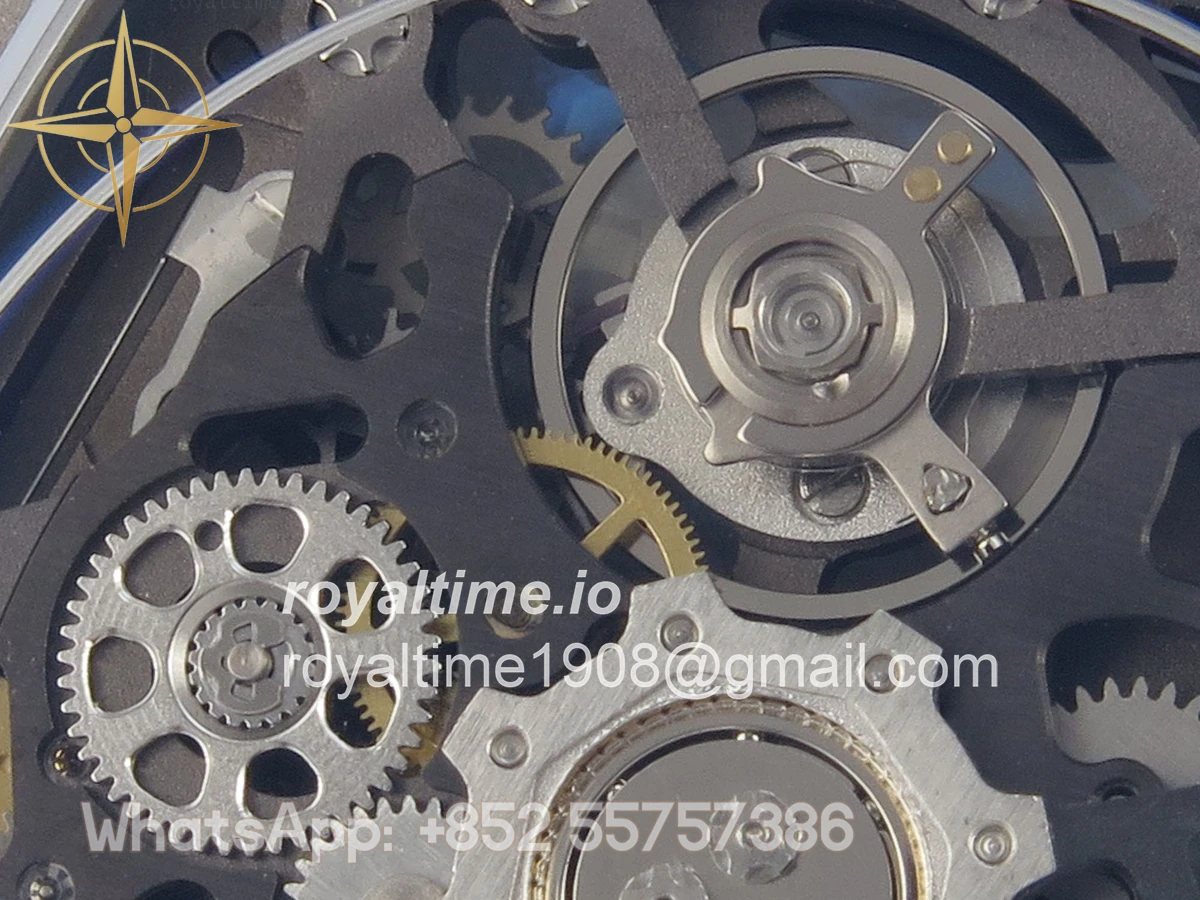 Richard Mille AVF RM67-02 France White NTPT Spain Skeleton Dial on Blue Elastic strap CRMA7 - Image 14