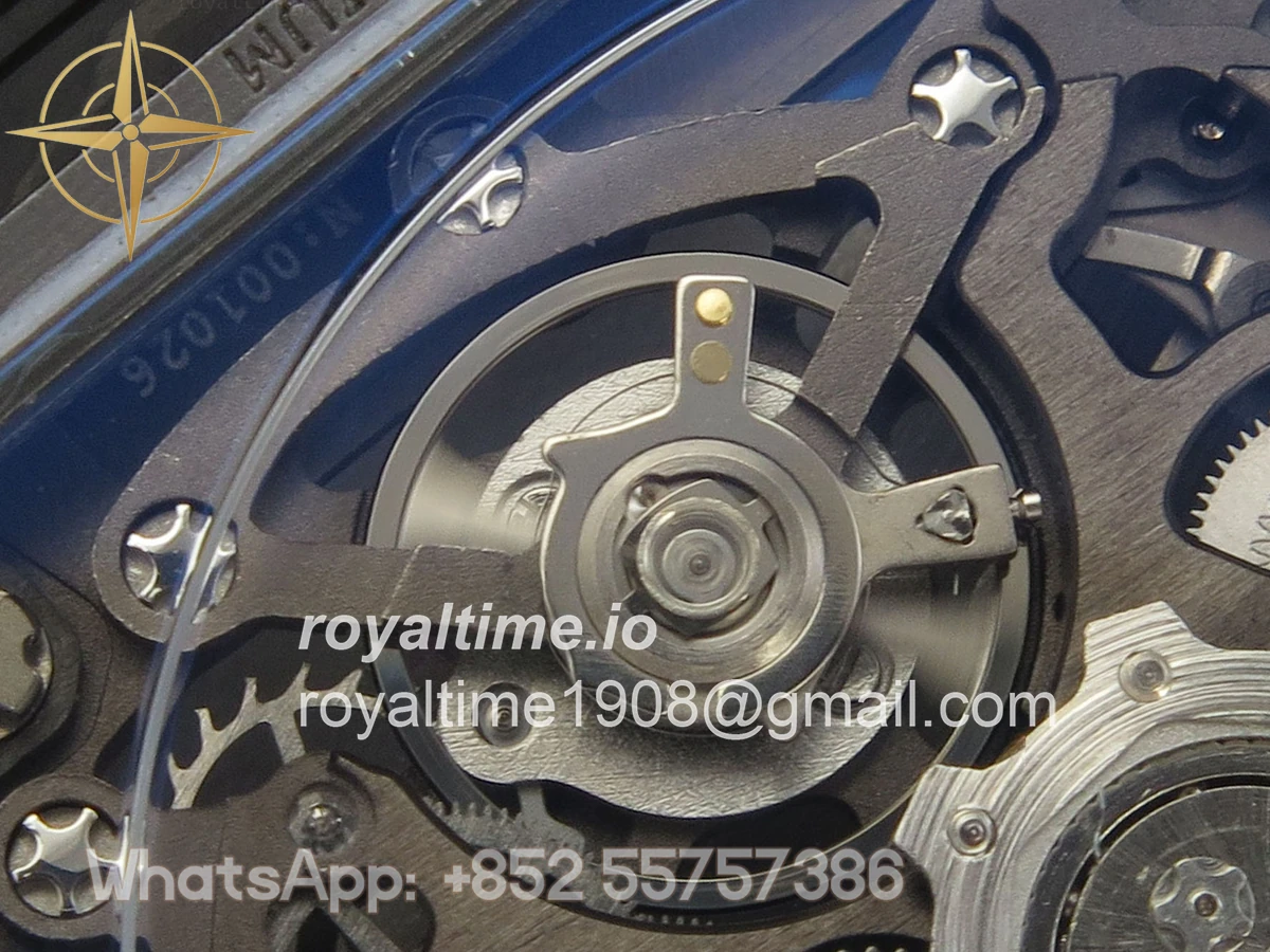 Richard Mille Umi Maker's RM67-02 Black NTPT McLaren Orange Skeleton Dial on Nylon strap CRMA7 V2 - Image 14