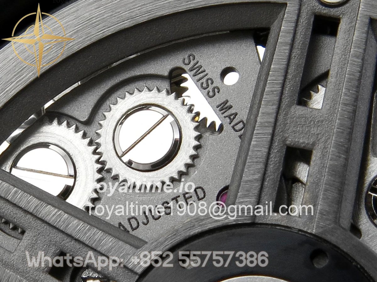 Hublot Big Bang Ferrari Speciale Ceramic HBBF on Gray Gummy Strap A1241 - Image 14