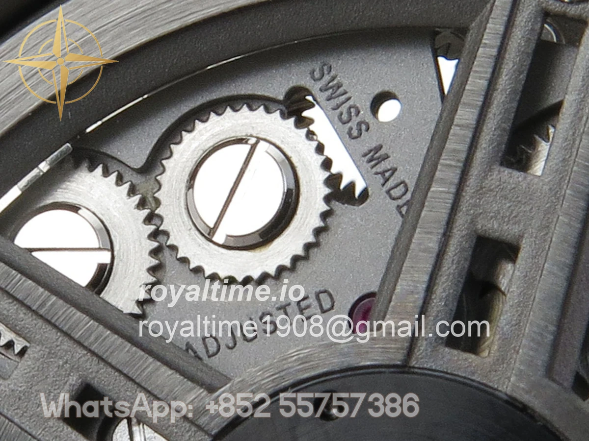 Hublot Big Bang Ferrari Titanium HBBF Carbon Fiber Bezel on Black Leather Strap A1241 - Image 14