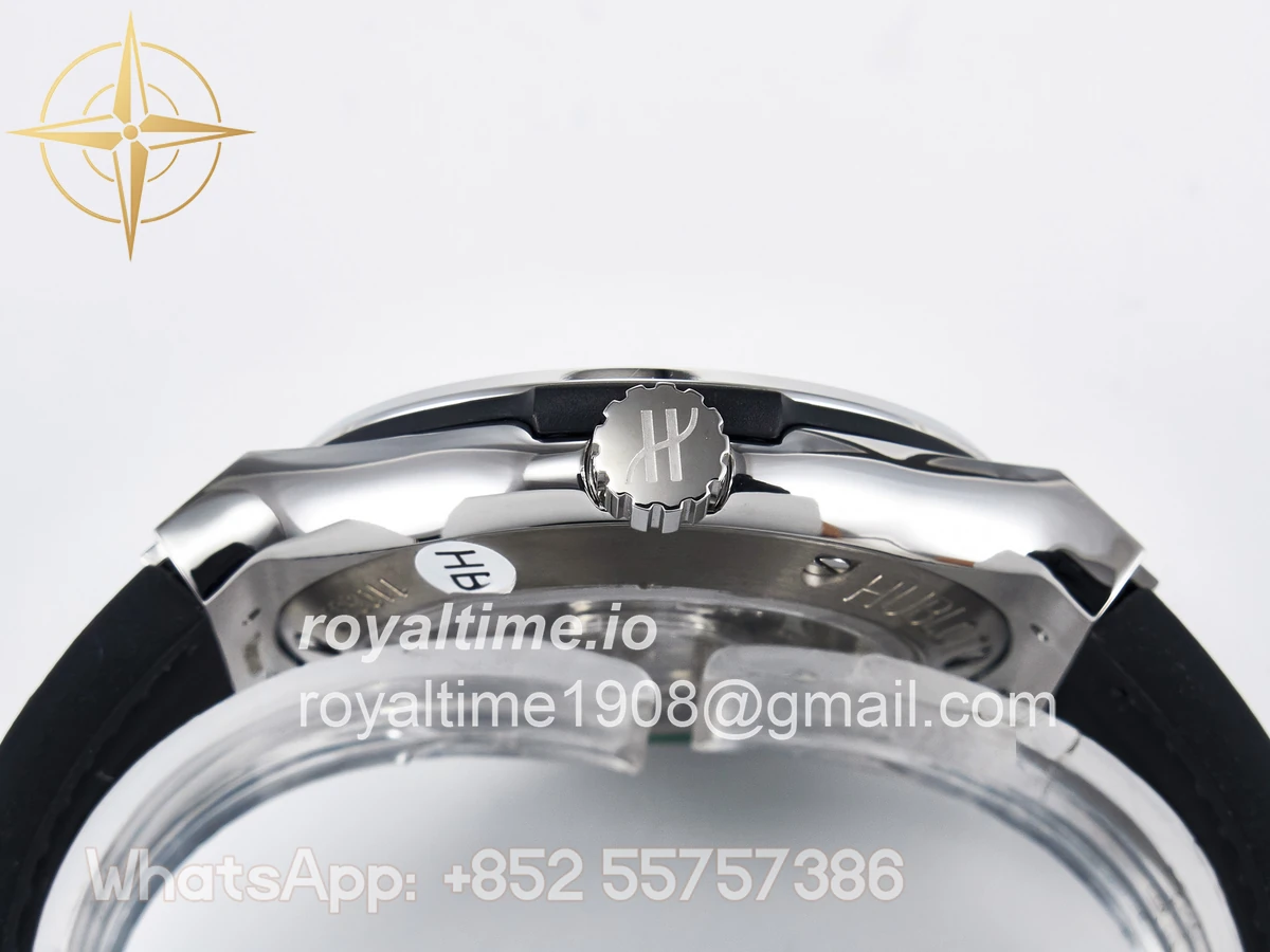 Hublot Classic Fusion Bang 42mm HBF Gray Dial on Gray Leather Strap A2892 - Image 14