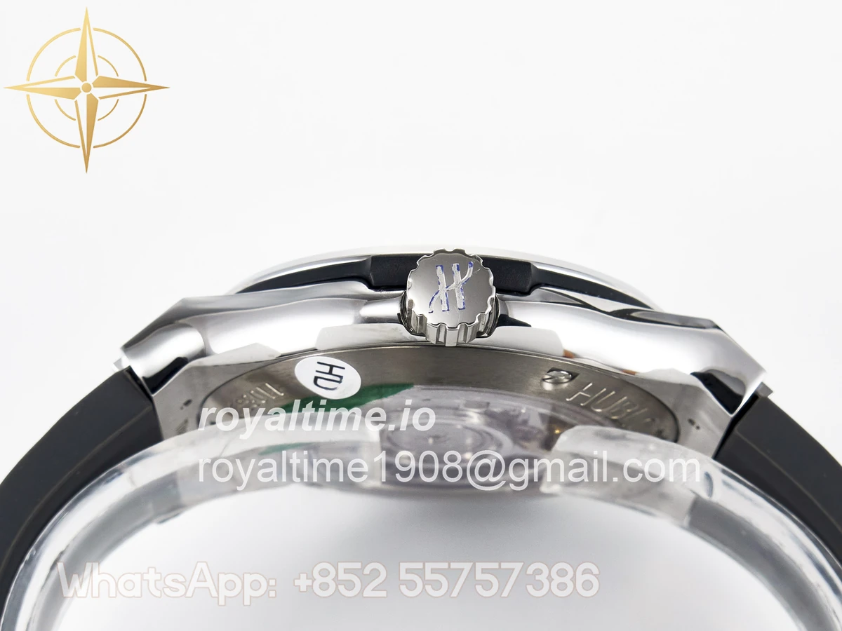 Hublot Classic Fusion Bang 42mm HBF Gray Dial on Gray Rubber Strap A2892 - Image 14