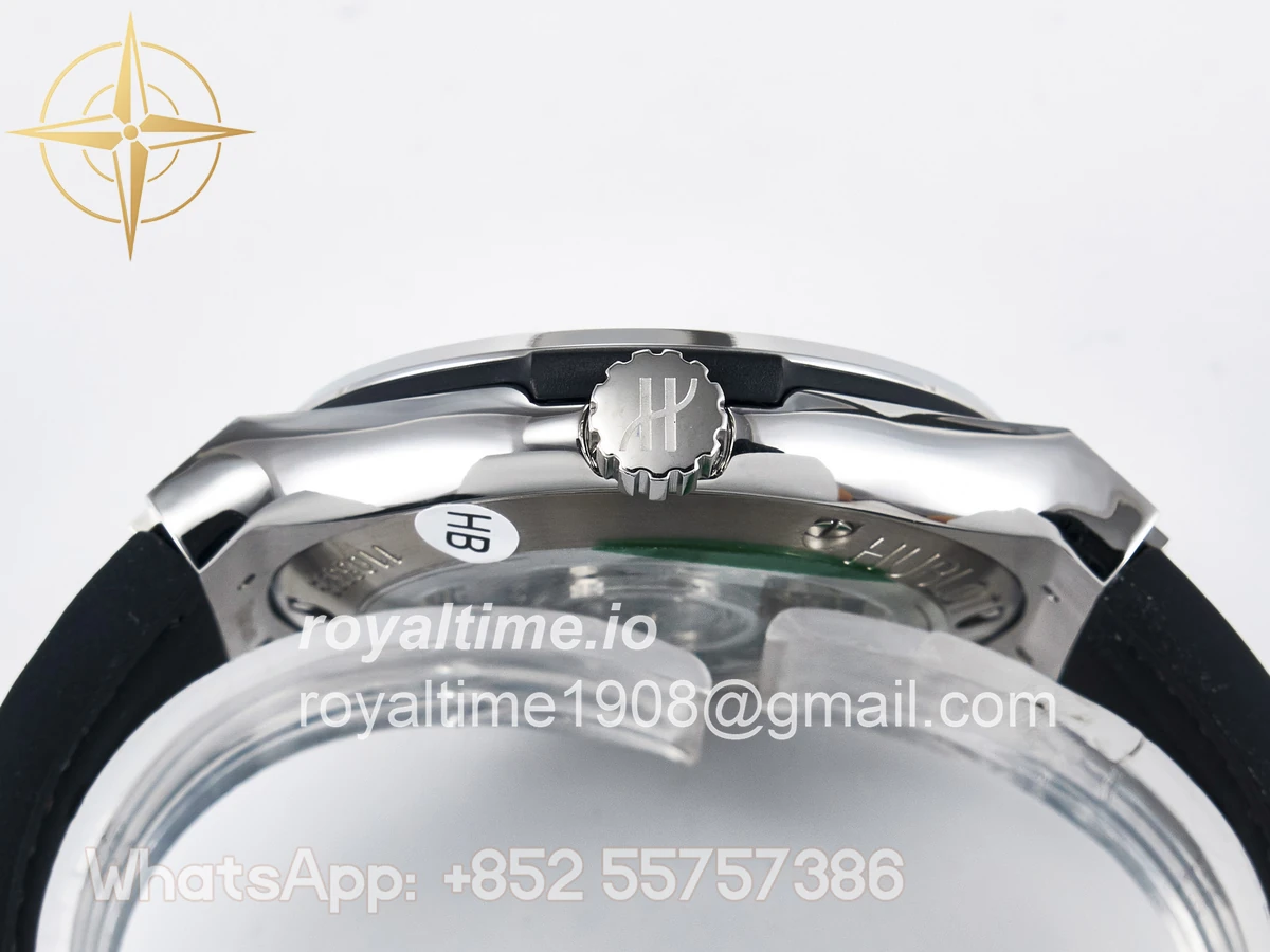 Hublot Classic Fusion Bang 42mm HBF Green Dial on Green Leather Strap A2892 - Image 14