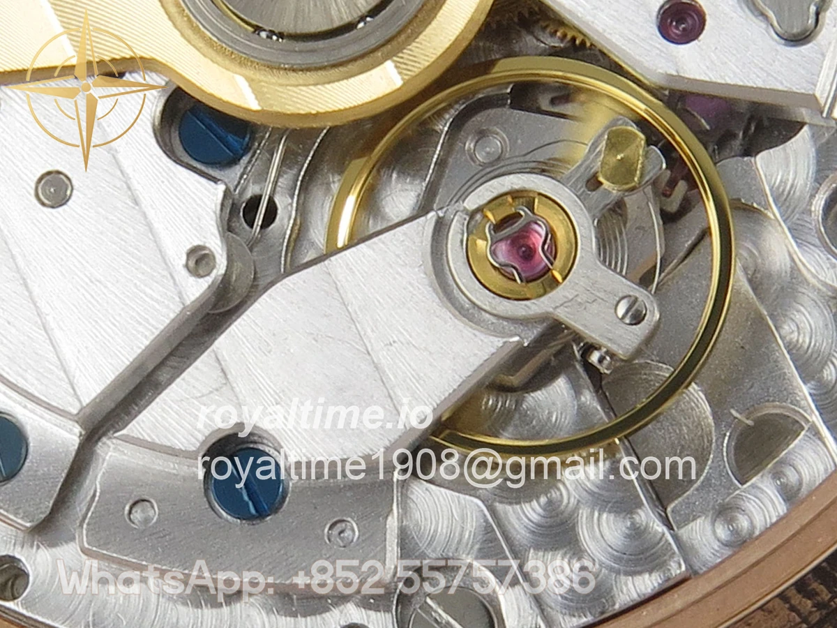 Jaeger-LeCoultre Master Ultra Thin Power Reserve RG APSF Cream Dial on Brown Leather Strap DD938 - Image 14