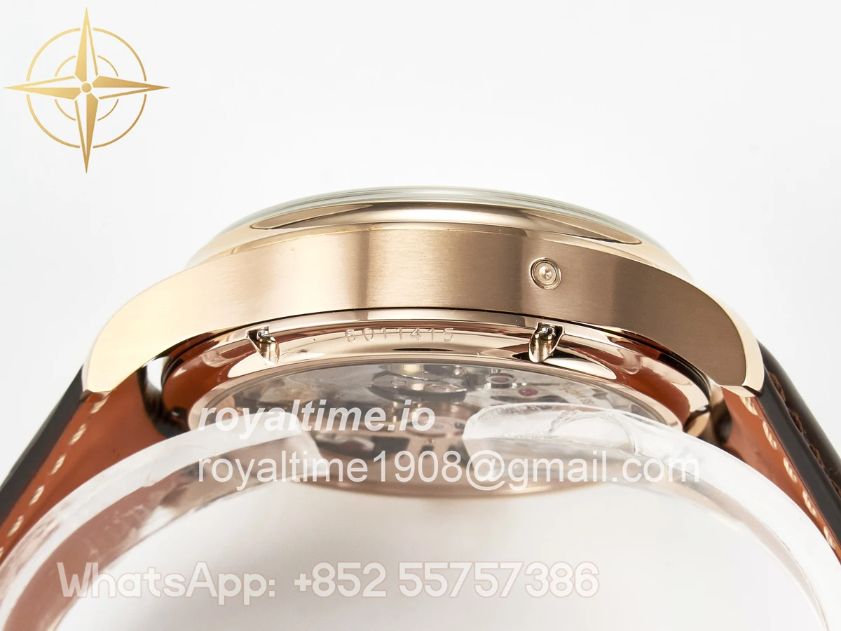 IWC IW5033 Portugieser Perpetual Calendar RG V9F White Dial on Brown Leather Strap A52610 - Image 14